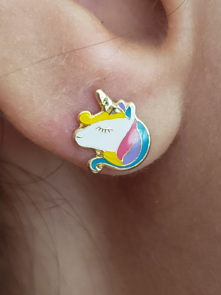  Girls Unicorn Earrings