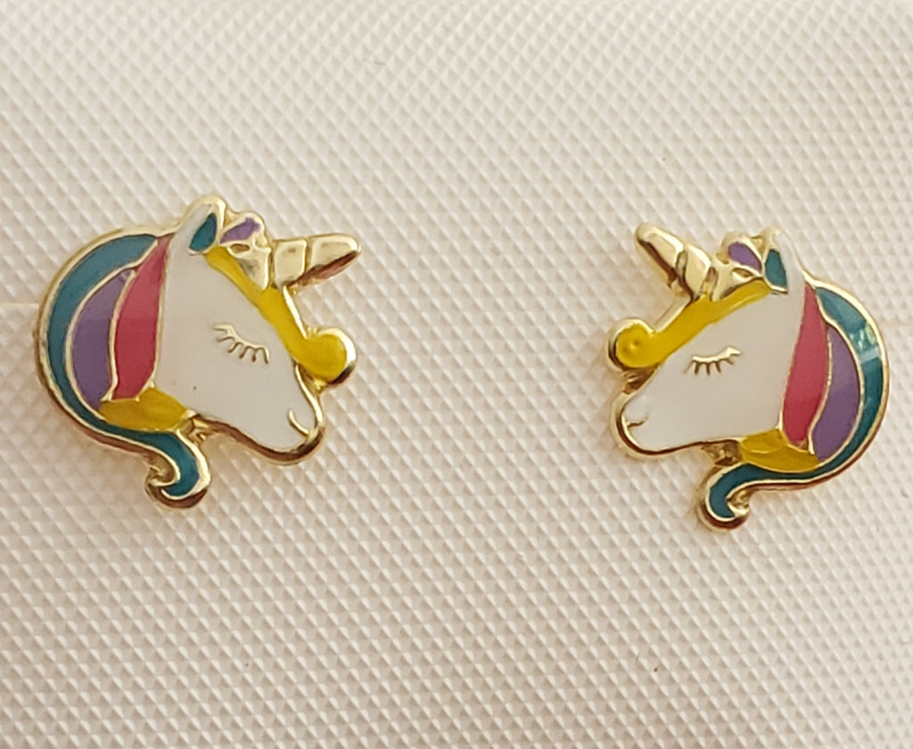  Girls Unicorn Earrings